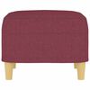 vidaXL Podn&oacute;żek, czerwone wino, 60x50x41 cm, tapicerowany tkaniną