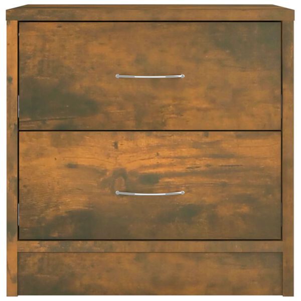 vidaXL Szafka nocna, przydymiony dąb, 40x30x40 cm