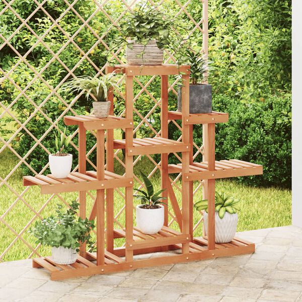 vidaXL Kwietnik, 110x25x96 cm, lite drewno jodłowe