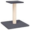 vidaXL Drapak dla kota z platformą, ciemnoszary, 38 cm