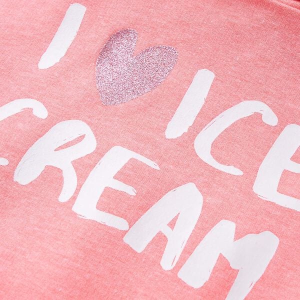 Bluza dziecięca z kapturem, jasnor&oacute;żowa, 128