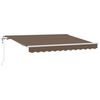 vidaXL Markiza wysuwana Ciemnoszary 600 &times; 300 cm Tkanina i aluminium