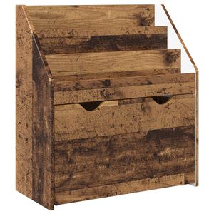 vidaXL Biblioteczka dla dzieci Stare drewno 60 x 29,5 x 69 cm