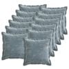 vidaXL Poszewka na poduszkę 12 pcs HOUTEN Jasnoniebieski 40 x 40 cm
