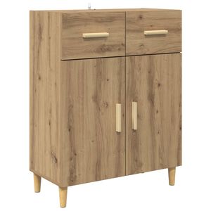 vidaXL Bufet dąb artisan 34 x 69.5 x 89 cm Drewno inżynieryjne