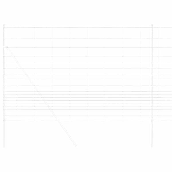 vidaXL Ogrodzenie pastwiskowe Szary 1.6 x 10 m Stal