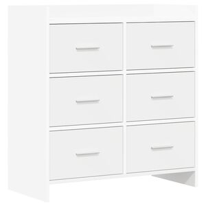 vidaXL Bufet Biały 75 x 33 x 80 cm Drewno inżynieryjne