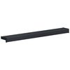 vidaXL Parapet okienny Antracyt z drewnianą strukturą 60 x 10 x 4,5 cm