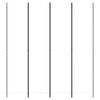 vidaXL Parawan 4-panelowy, biały, 200x220cm, tkanina