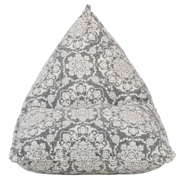 vidaXL Worek sako, tkanina, jasnoszary patchwork