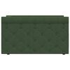 vidaXL Ł&oacute;żko dzienne z materacem i USB, ciemnozielone, 90x200 cm