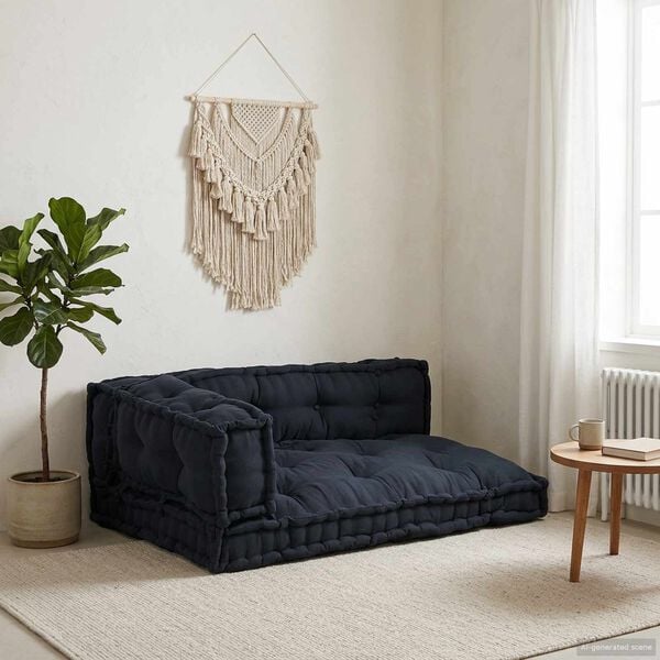 vidaXL Poduszka do sofy paletowej 3 pcs antracytowy 120 x 80 x 38 cm