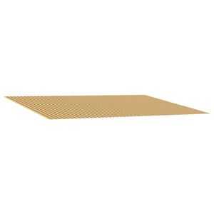 vidaXL Materiał zapasowy do markizy Pomarańczowy i Czarny 350 x 250 cm