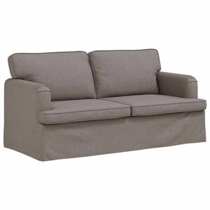 vidaXL Sofa Ciemnoszary 162 x 80 x 85 cm tkanina