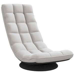 vidaXL Krzesło obrotowe podłogowe Cloud Grey 70x51x79 cm Tkanina