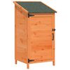 vidaXL Shed ogrodowy brązowy 59 x 56 x 113,5 cm Drewno Świerkowe