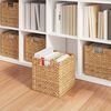 vidaXL Kosze do przechowywania 2 pcs Naturalny 28 x 28 x 28 cm