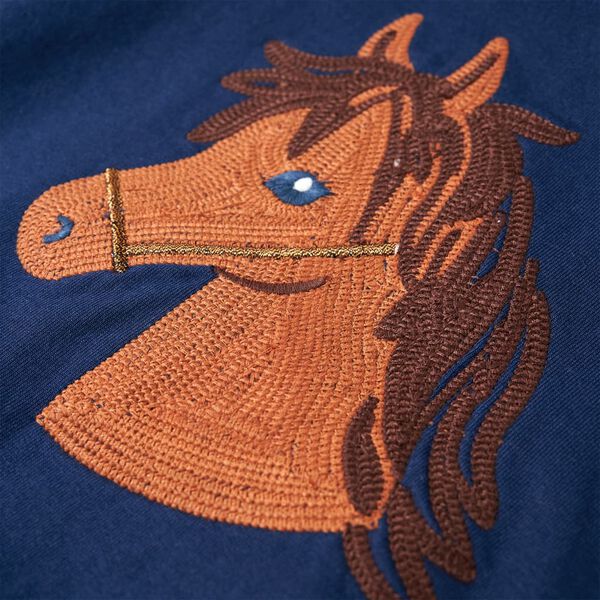 Bluza dziecięca z kapturem, granatowa, 92