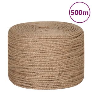 vidaXL Lina, 100% juty, 6 mm, 500 m