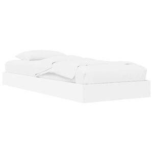 vidaXL Rama ł&oacute;żka z przechowywaniem z p&oacute;łką Biały 80 x 200 cm
