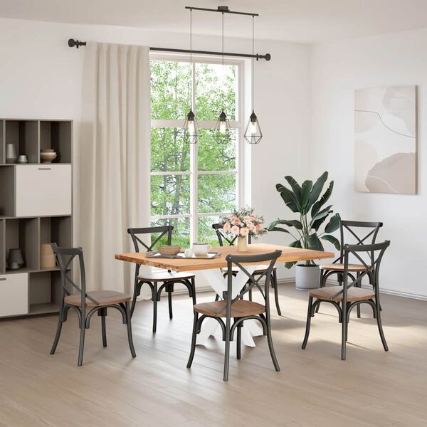 vidaXL Noga do stołu jadalnego w kształcie pająka, biała, 85x85x(72-73) cm, stalowa