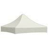 vidaXL Dach do namiotu imprezowego, 2 x 2 m, kremowy, 270 g/m&sup2;