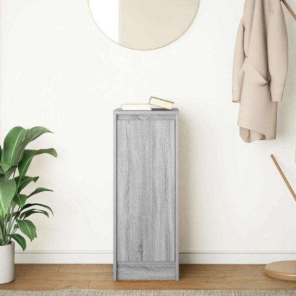 vidaXL Komoda Szara Sonoma 29,5x34x76 cm Drewno klejone