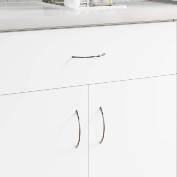 vidaXL Uchwyt 12 pcs Srebrny 107 x 3.6 x 23 mm Stal nierdzewna