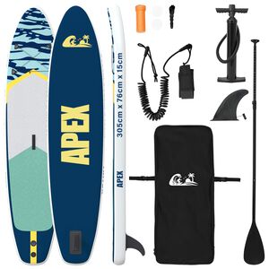 vidaXL Nadmuchiwany Paddle Board APEX 305 x 76 x 15 cm niebieski dla