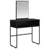 vidaXL Toaletka Czarny dąb 81 x 40 x 131 cm Drewno inżynieryjne