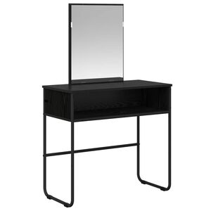 vidaXL Toaletka Czarny dąb 81 x 40 x 131 cm Drewno inżynieryjne