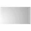 vidaXL Lustro łazienkowe LED przezroczysty 70 x 40 cm szkło hartowane