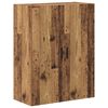 vidaXL Highboard Montowane na ścianie Stare drewno 69,5 x 34 x 180 cm