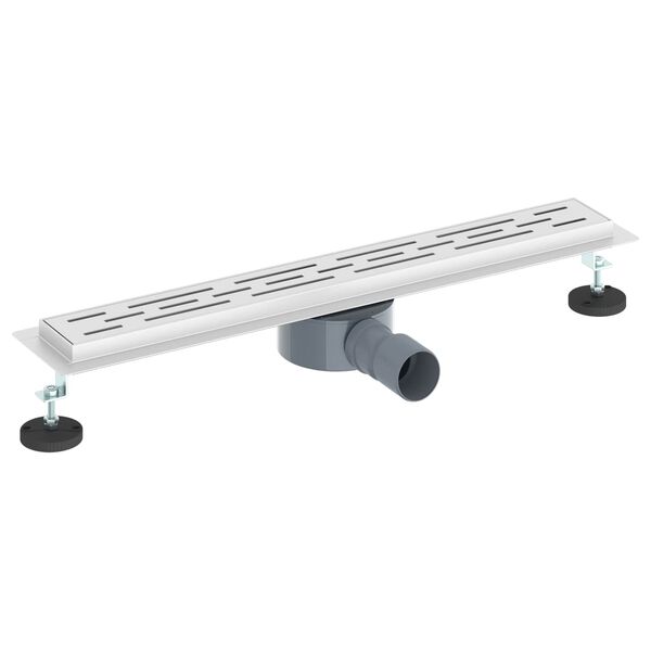 vidaXL Odpływ prysznicowy z szklaną pokrywą i syfonem 360&deg; 60 cm