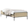 vidaXL Ramka ł&oacute;żka dąb Sonoma 80 x 200 cm Drewno inżynieryjne