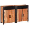 vidaXL Bufet 2 szt. Brązowy 110 x 30 x 75 cm Lite Drewno Akacji