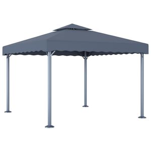 vidaXL Altana, 300 x 300 cm, antracytowa, aluminium