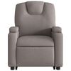 vidaXL Podnoszony fotel masujący, elektryczny, rozkładany, kolor taupe