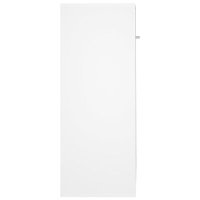 vidaXL Szafka, biała, 60 x 30 x 75 cm, płyta wiórowa