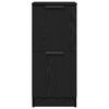 vidaXL Bufet 2 pcs Czarny Dąb 30 x 30 x 70 cm Materiał drewnopochodny