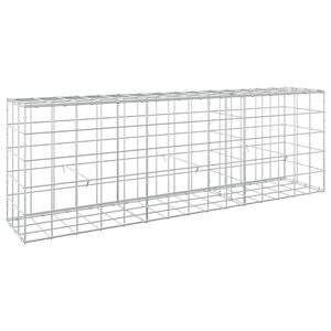 vidaXL Gabion z drutu 5 mm i siatką 10x10 cm 150x30x50 cm