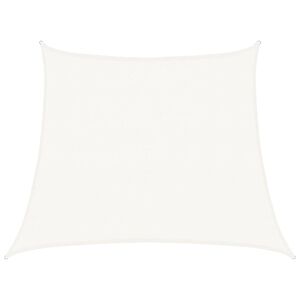 vidaXL Żagiel przeciwsłoneczny, 160 g/m&sup2;, biały, 3/4x3 m, HDPE