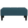 vidaXL Podn&oacute;żek, niebieski, 78x56x32 cm, tapicerowany aksamitem