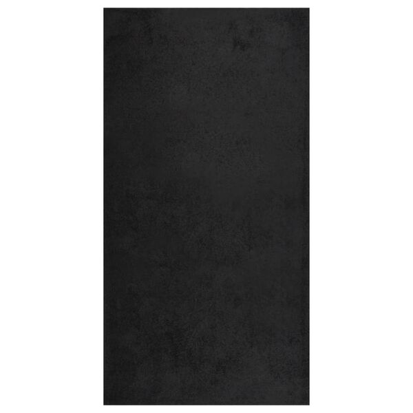 vidaXL Dywan shaggy z wysokim włosiem, czarny, 80x150 cm