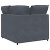 vidaXL Modułowy Narożnik Sofa z Poduszkami Ciemnoszary 100 cm