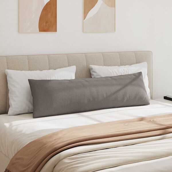 vidaXL Poduszki na sofę 2 pcs Ciemnoszary 145 x 40 cm tkanina