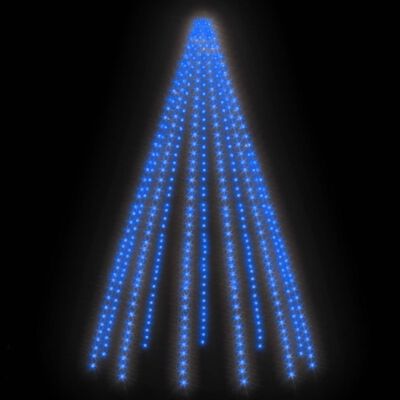 vidaXL Lampki na choinkę, 500 niebieskich LED, 500 cm, wewn./zewn.