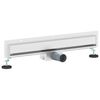 vidaXL Odpływ prysznicowy montowany na ścianie Srebrny 60 cm
