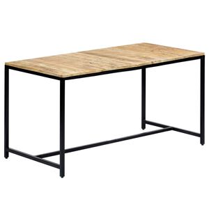 vidaXL St&oacute;ł jadalniany, 140 x 70 x 75 cm, lite surowe drewno mango