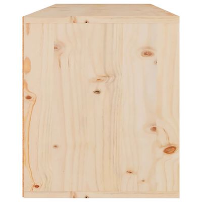 vidaXL Szafka ścienna, 80x30x35 cm, lite drewno sosnowe